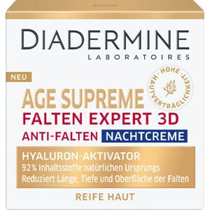 Diadermine Age Supreme Falten Expert 3D Crème de Nuit - Visage - 45+ ans - Publicité Diadermine Age Supreme Falten Expert 3D Crème de Nuit - Visage - 45+ ans - Publicité