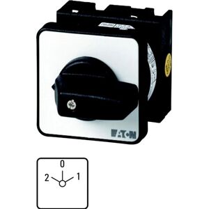 Eaton T0-3-15391/E - Schalter - Schwarz - 3 Positionen - 690V - 20A Eaton T0-3-15391/E - Schalter - Schwarz - 3 Positionen - 690V - 20A