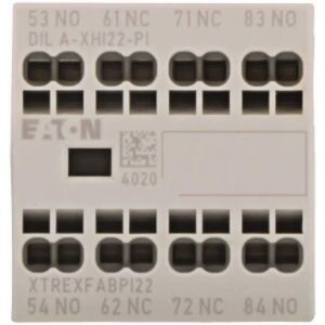Eaton Dila-Xhi22-PI Helpcontactblok - Frontmontage - 2 NC 2 NO Eaton Dila-Xhi22-PI Helpcontactblok - Frontmontage - 2 NC 2 NO