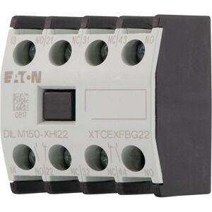 Eaton DILM150-XHI22 Contact auxiliaire - 4 contacts, montage frontal, 6A - Publicité Eaton DILM150-XHI22 Contact auxiliaire - 4 contacts, montage frontal, 6A - Publicité
