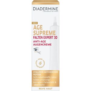 Diadermine - Crème pour les yeux Age Supreme Expert 3D - Pour femmes 50-70 ans - Publicité Diadermine - Crème pour les yeux Age Supreme Expert 3D - Pour femmes 50-70 ans - Publicité