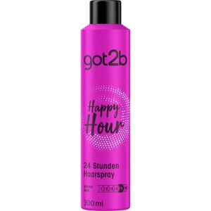 GOT2B Happy Hour Fixatif 24 heures - Hairspray - Publicité GOT2B Happy Hour Fixatif 24 heures - Hairspray - Publicité
