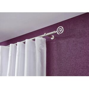 Good Life Espiral Gardinenstange - 120cm, Silber, 1-läufig, Metall Good Life Espiral Gardinenstange - 120cm, Silber, 1-läufig, Metall