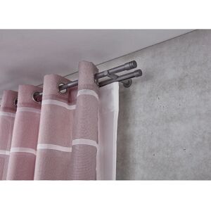 GOOD LIFE Mira Gardinenstange - Doppel-Lauf, 120cm, Anthrazit GOOD LIFE Mira Gardinenstange - Doppel-Lauf, 120cm, Anthrazit