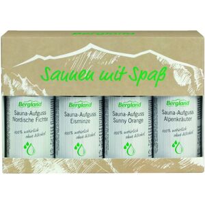 Bergland Sauna Concentratie - 4 Smaken, 4x50ml Bergland Sauna Concentratie - 4 Smaken, 4x50ml