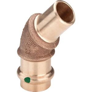 Viega 121594 35mm 45° Rød Messing Bøjning - Fitting Viega 121594 35mm 45° Rød Messing Bøjning - Fitting