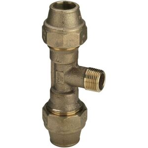 Viega Maxiplex Raccord en T - Laiton rouge, Vissé, Sortie centrale - Publicité Viega Maxiplex Raccord en T - Laiton rouge, Vissé, Sortie centrale - Publicité