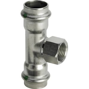 Viega Sanpress Inox T-pieza - Acero inoxidable, resistente a la corrosión, 42mm Viega Sanpress Inox T-pieza - Acero inoxidable, resistente a la corrosión, 42mm