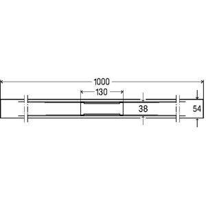 Viega Advantix Cleviva - 100 cm Duschrinnen-Profil Viega Advantix Cleviva - 100 cm Duschrinnen-Profil