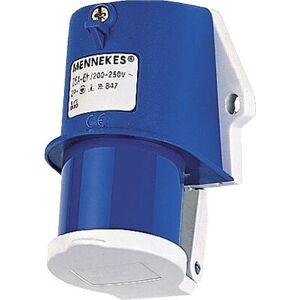 Mennekes 847 Blue Socket Outlet - Indoor IP44 16A 230V Mennekes 847 Blue Socket Outlet - Indoor IP44 16A 230V