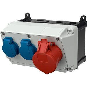 Mennekes 910007 Steckdosen-Kombination - IP44 - 16A 5p Mennekes 910007 Steckdosen-Kombination - IP44 - 16A 5p