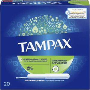 Tampax Super Tampons Pack of 20 - Assorbenti Interni Tampax Super Tampons Pack of 20 - Assorbenti Interni