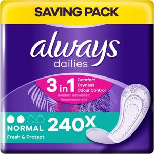 Always Dailies Fresh and Protect Panty Liners Normal - Panty Liners Always Dailies Fresh and Protect Panty Liners Normal - Panty Liners