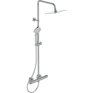 Ideal Standard Ceratherm T100 Douchesysteem met regendouche en handdouche Ideal Standard Ceratherm T100 Douchesysteem met regendouche en handdouche