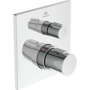 Ideal Standard C100 Thermostat - Square, Chrome Ideal Standard C100 Thermostat - Square, Chrome