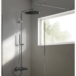 Colonne de douche Ideal Standard T125 - Thermostatique, Gris, Murale - Publicité Colonne de douche Ideal Standard T125 - Thermostatique, Gris, Murale - Publicité