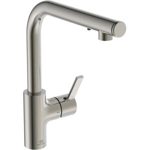 Miscelatore Cucina Ideal Standard Storm Argento con Distributore di Sapone a Sensore - Forma L 232mm Miscelatore Cucina Ideal Standard Storm Argento con Distributore di Sapone a Sensore - Forma L 232mm
