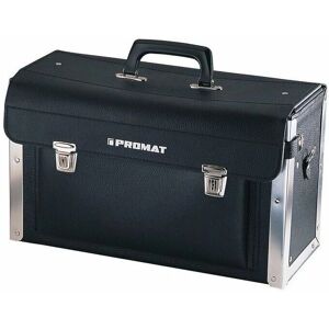 PROMAT - Bolsa para herramientas 420x160x250mm Cuero de vacuno, HDPE PROMAT - Bolsa para herramientas 420x160x250mm Cuero de vacuno, HDPE