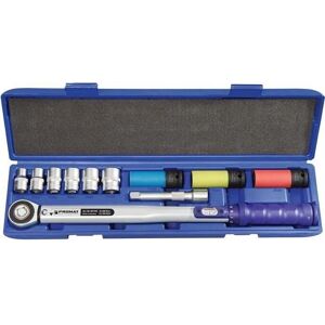 PROMAT Juego de llaves dinamométricas - 12 pzas, 40-200 Nm, 1/2 pulgada, Variantes PROMAT Juego de llaves dinamométricas - 12 pzas, 40-200 Nm, 1/2 pulgada, Variantes