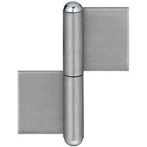 Bisagra de puerta de acero Simonswerk KO 4 - 80mm, pasador 9mm - Para soldar Bisagra de puerta de acero Simonswerk KO 4 - 80mm, pasador 9mm - Para soldar