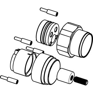 Kit de prelungire Hansa - 20 mm cu conversie bidirecțională pentru Hansamatrix Kit de prelungire Hansa - 20 mm cu conversie bidirecțională pentru Hansamatrix