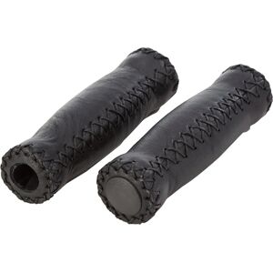 Velo Leather Handlebar Grips - 125mm - Retro Chic Velo Leather Handlebar Grips - 125mm - Retro Chic