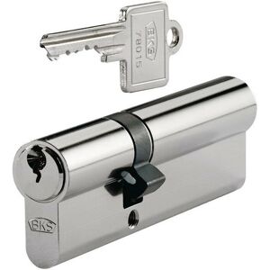 BKS Doppio cilindro profilato - Cerradura de cilindro - Níquel - 3 llaves - Modelo 8812 BKS Doppio cilindro profilato - Cerradura de cilindro - Níquel - 3 llaves - Modelo 8812