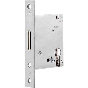 BKS B 1308 - Serrure à cylindre profilé, 55mm pêne, gâche ronde - Verrou de porte - Publicité BKS B 1308 - Serrure à cylindre profilé, 55mm pêne, gâche ronde - Verrou de porte - Publicité