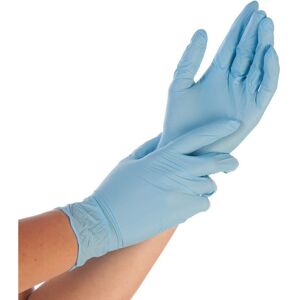 Gants en Nitrile Hygostar - S - Bleu - Alimentaire - 240mm - Publicité Gants en Nitrile Hygostar - S - Bleu - Alimentaire - 240mm - Publicité