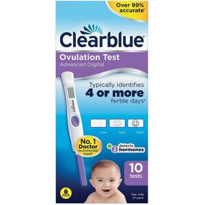 Clearblue Advanced Digital Ovulation Test Kit - 1 Digital Holder And 10 Tests Clearblue Advanced Digital Ovulation Test Kit - 1 Digital Holder And 10 Tests