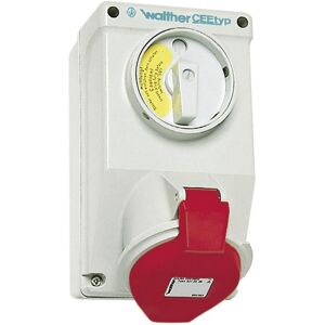 Walther Werke AT110 Prise Murale 5P 400V - IP44 Walther Werke AT110 Prise Murale 5P 400V - IP44