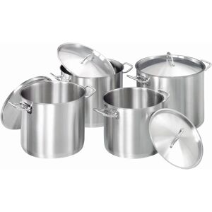 Bartscher Edelstahl Kochtopf-Set - Induktion - 4 Töpfe Bartscher Edelstahl Kochtopf-Set - Induktion - 4 Töpfe