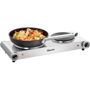 Plaque électrique Bartscher - 2 plaques - 2,5 kW - Professionnel - Publicité Plaque électrique Bartscher - 2 plaques - 2,5 kW - Professionnel - Publicité