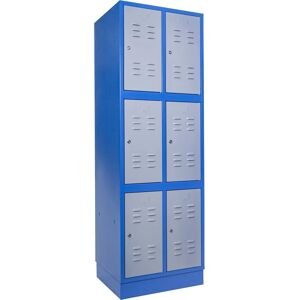 GÜDE Werkzeugschrank - Modell 6F - Stahl, Blau, abschließbar - Werkstatt GÜDE Werkzeugschrank - Modell 6F - Stahl, Blau, abschließbar - Werkstatt