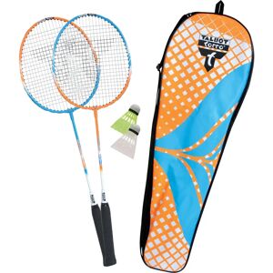 Talbot Torro Zestaw do badmintona ze stali niebieski, pomarańczowy - 2 sztuki Talbot Torro Zestaw do badmintona ze stali niebieski, pomarańczowy - 2 sztuki