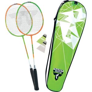 Conjunto de badminton verde Talbot-Torro - 2 raquetes, 2 volante - Lazer Conjunto de badminton verde Talbot-Torro - 2 raquetes, 2 volante - Lazer