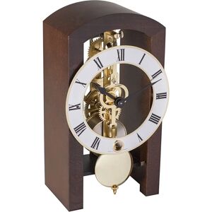 Hermle 23015-030721 Walnut Modern Skeleton Clock - Clock Hermle 23015-030721 Walnut Modern Skeleton Clock - Clock