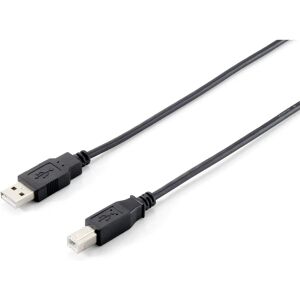 Equip 128860 USB A to USB B Cable - 1.8m Black Equip 128860 USB A to USB B Cable - 1.8m Black