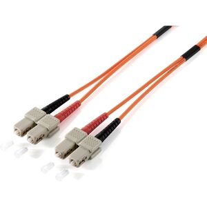 Equip 253331 Optický kabel - 1m, OS2, Duplex SC-SC, Žlutý Equip 253331 Optický kabel - 1m, OS2, Duplex SC-SC, Žlutý