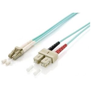 Equip Turquoise Fiber Optic Cable - OM3 - 15m - Multimode - Halogen-Free Equip Turquoise Fiber Optic Cable - OM3 - 15m - Multimode - Halogen-Free