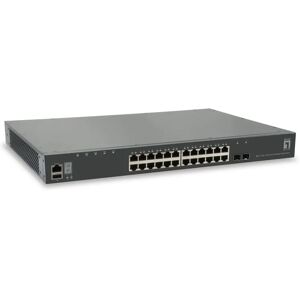 Switch Gigabit Ethernet Géré L3 LevelOne GTL-2881 - 24 Ports Switch Gigabit Ethernet Géré L3 LevelOne GTL-2881 - 24 Ports