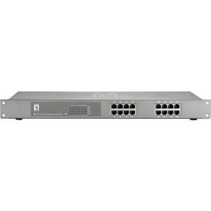 Switch sieciowy LevelOne FEP-1612W150 - 16 portów Fast Ethernet PoE Szary Switch sieciowy LevelOne FEP-1612W150 - 16 portów Fast Ethernet PoE Szary