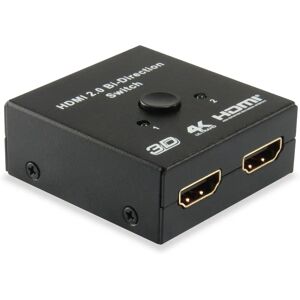 Comutator video Equip 332723 - HDMI Bidirecțional 2 Intrări 1 Ieșire Comutator video Equip 332723 - HDMI Bidirecțional 2 Intrări 1 Ieșire
