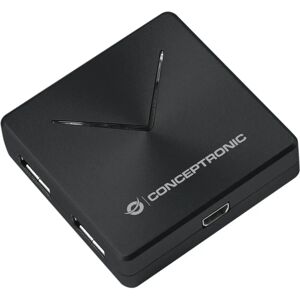 Conceptronic HUBBIES02B Hub USB - Noir - 4 Ports - Publicité Conceptronic HUBBIES02B Hub USB - Noir - 4 Ports - Publicité