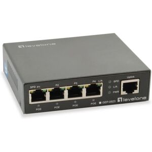 Switch Gigabit Ethernet PoE LevelOne GEP-0523 - 5 Portas Switch Gigabit Ethernet PoE LevelOne GEP-0523 - 5 Portas