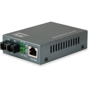 LevelOne FVT-1102 Convertisseur de médias réseau - 100 Mbit/s - Noir - Publicité LevelOne FVT-1102 Convertisseur de médias réseau - 100 Mbit/s - Noir - Publicité