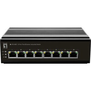 LevelOne IFS-0801 Czarny Nie Zarządzany Switch Ethernet Szybki LevelOne IFS-0801 Czarny Nie Zarządzany Switch Ethernet Szybki
