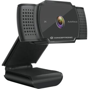 Conceptronic AMDIS02B Webcam - 2K Super HD - Autofokus - Rauschreduzierendes Mikrofon Conceptronic AMDIS02B Webcam - 2K Super HD - Autofokus - Rauschreduzierendes Mikrofon
