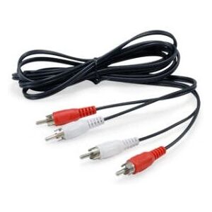 Cable de audio Equip 147094 - 2,5 m RCA Negro Cable de audio Equip 147094 - 2,5 m RCA Negro