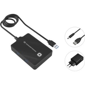 Conceptronic HUBBIES11BP Concentrador USB 4 Puertos - Negro Conceptronic HUBBIES11BP Concentrador USB 4 Puertos - Negro